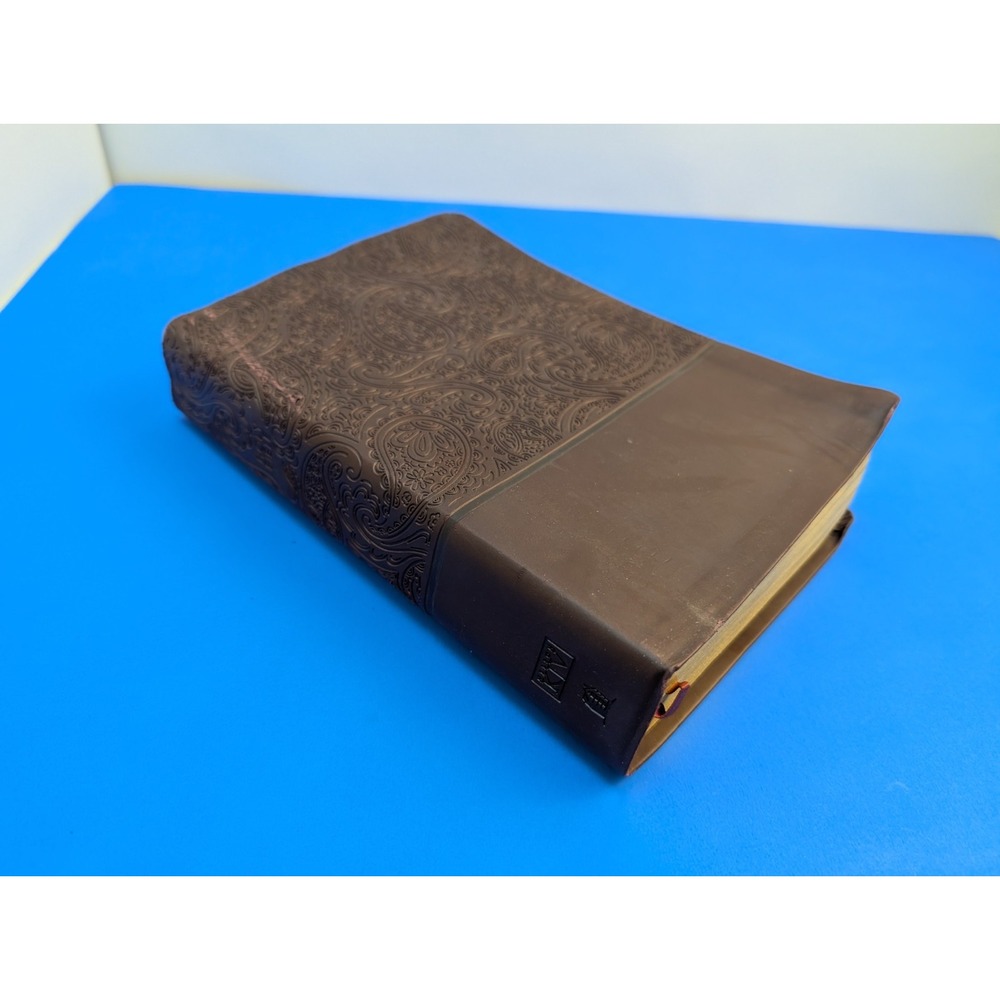 Thomas Nelson KJV Holy Bible Giant Print Center Column Reference 2004 Gilded